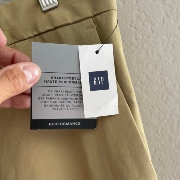 Gap performance stretch khakis Men's Tan Pants Size 32X30 - Picture 7 of 12